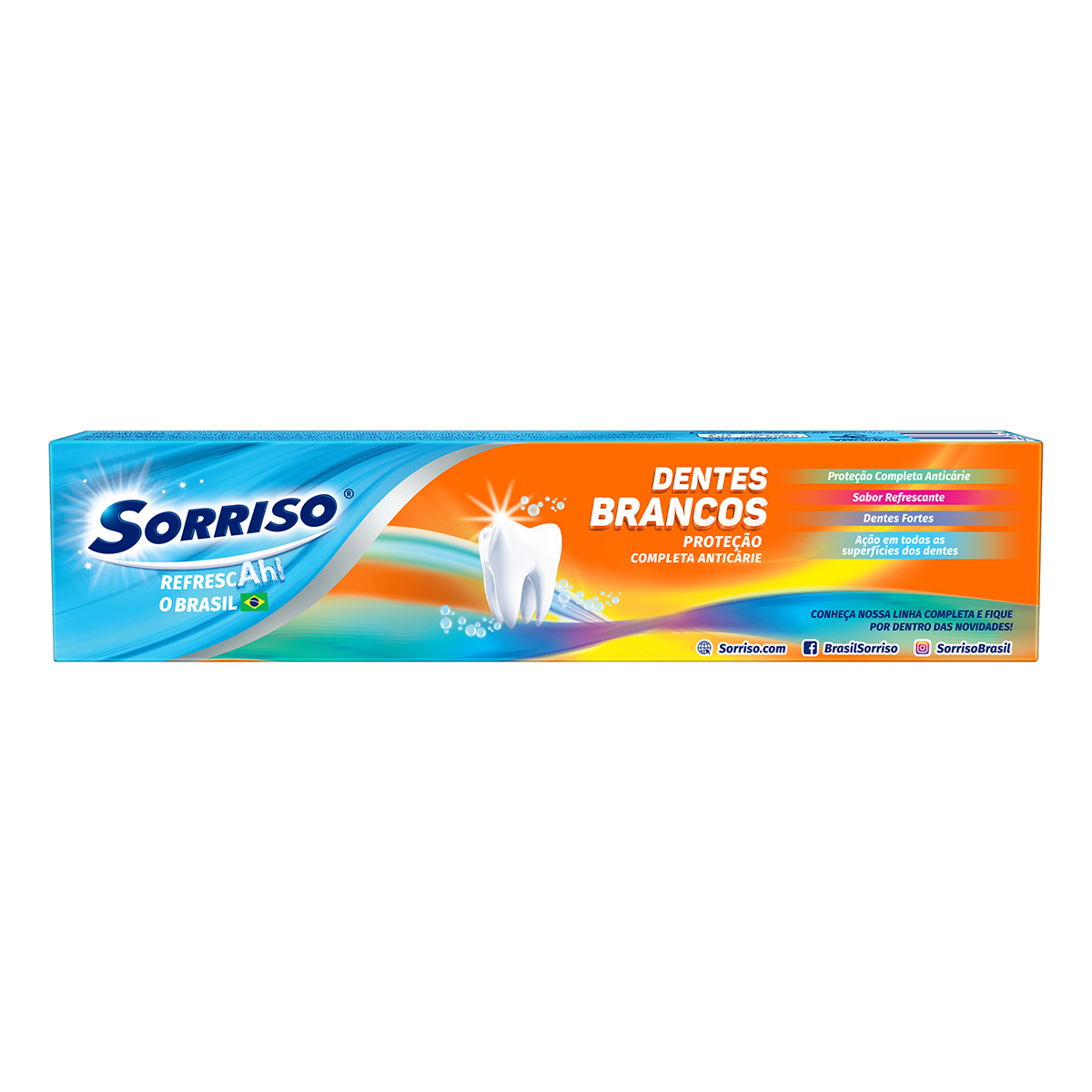 Creme Dental Sorriso Dentes Brancos Caixa 120g
