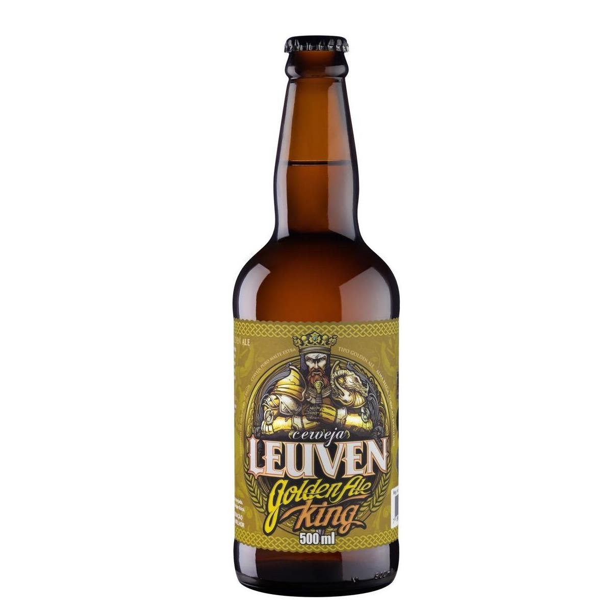Cerveja LEUVEN Golden Ale KING Garrafa 500ml