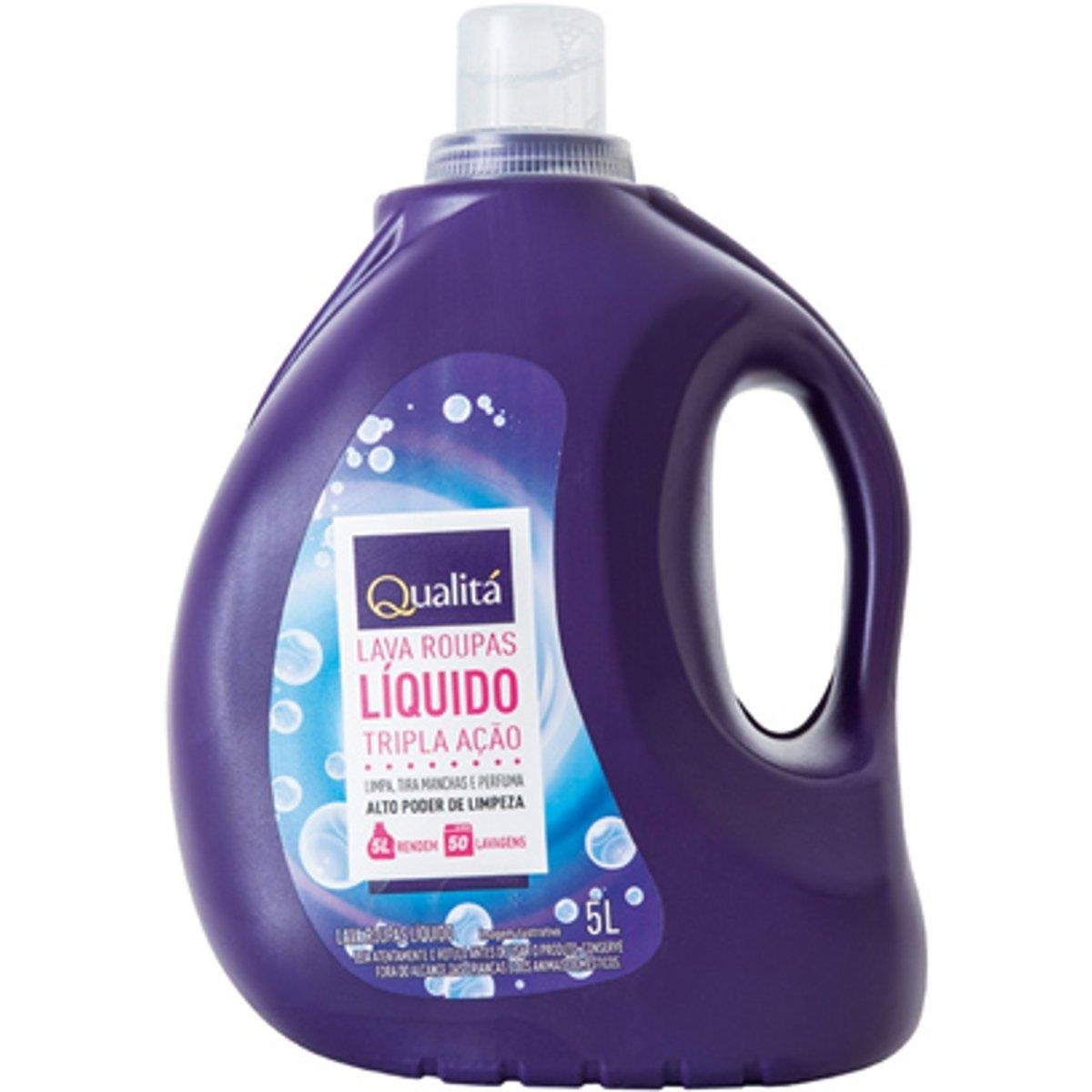 Lava Roupas Líquido QUALITÁ 5 Litros