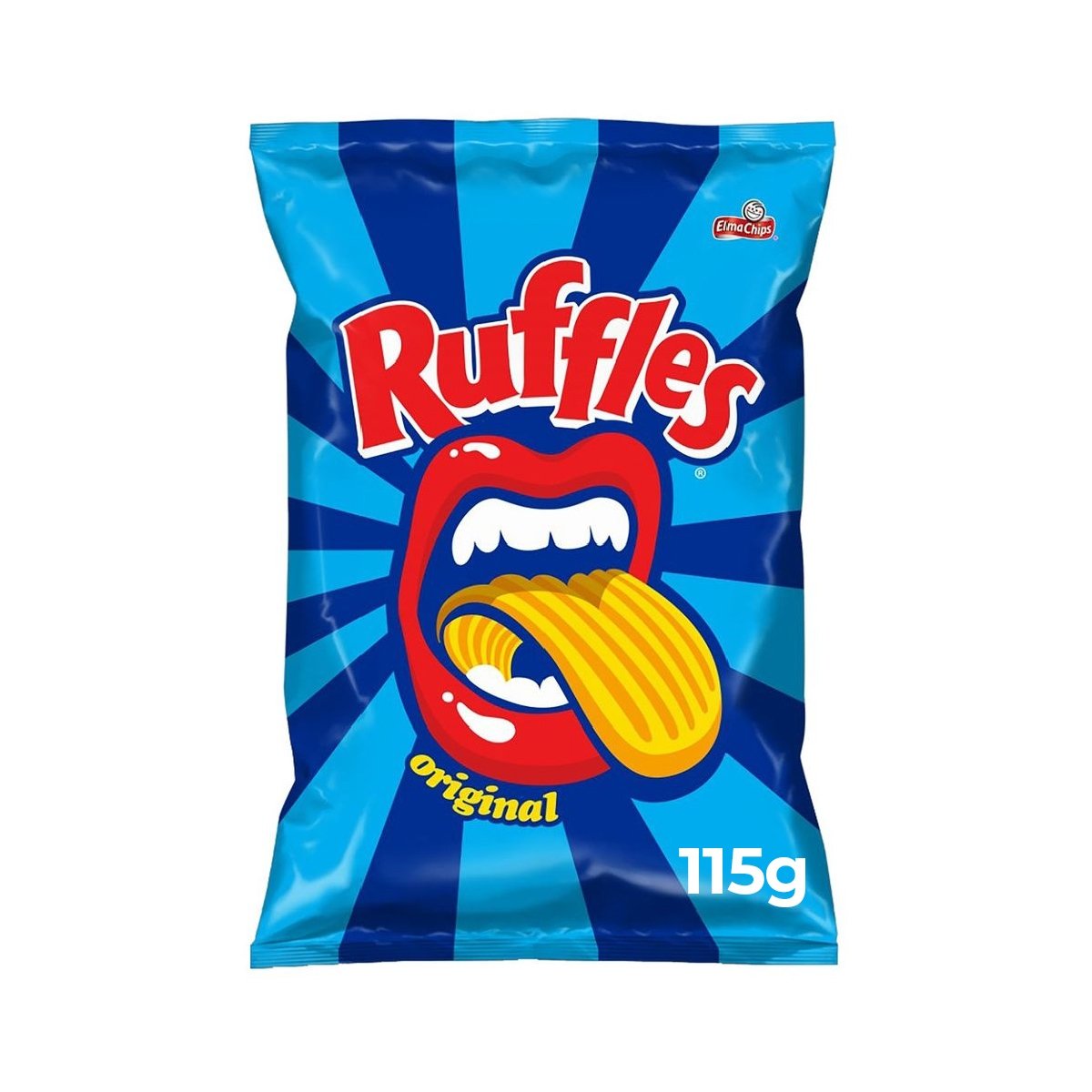 Batata Frita Ondulada Original Elma Chips Ruffles Pacote 115g