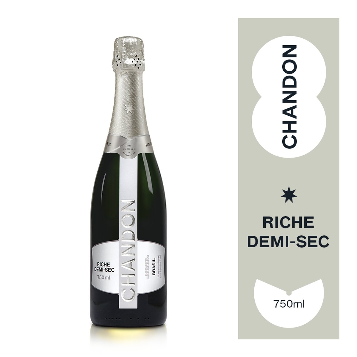 Espumante Brasileiro Chandon Demi Sec 750ml