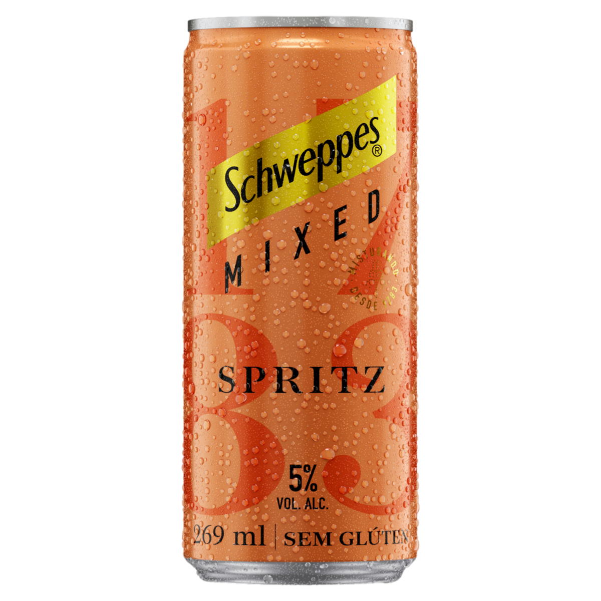 Bebida Mista Alcoólica Gaseificada Spritz Schweppes Mixed Lata 269ml