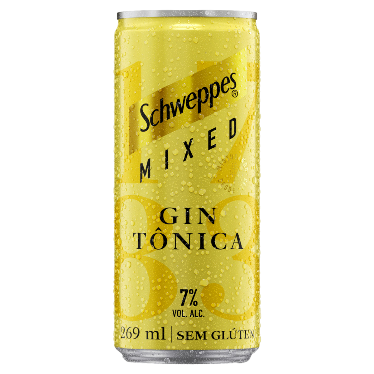 Gin Tônica Schweppes Mixed Lata 269ml