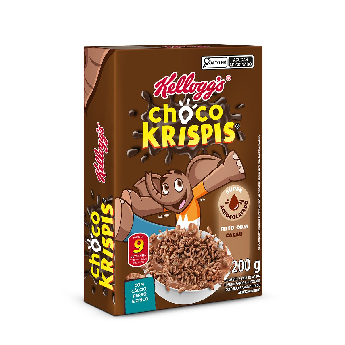Cereal Choco Krispis® sabor Chocolate Kellogg's® 200g