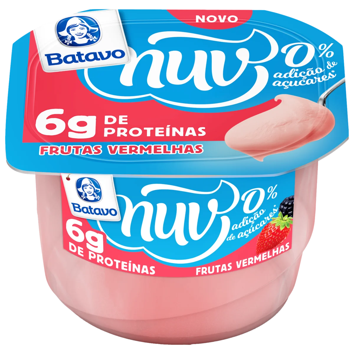 Creme Quark Frutas Vermelhas Batavo Nuv Pote 100g