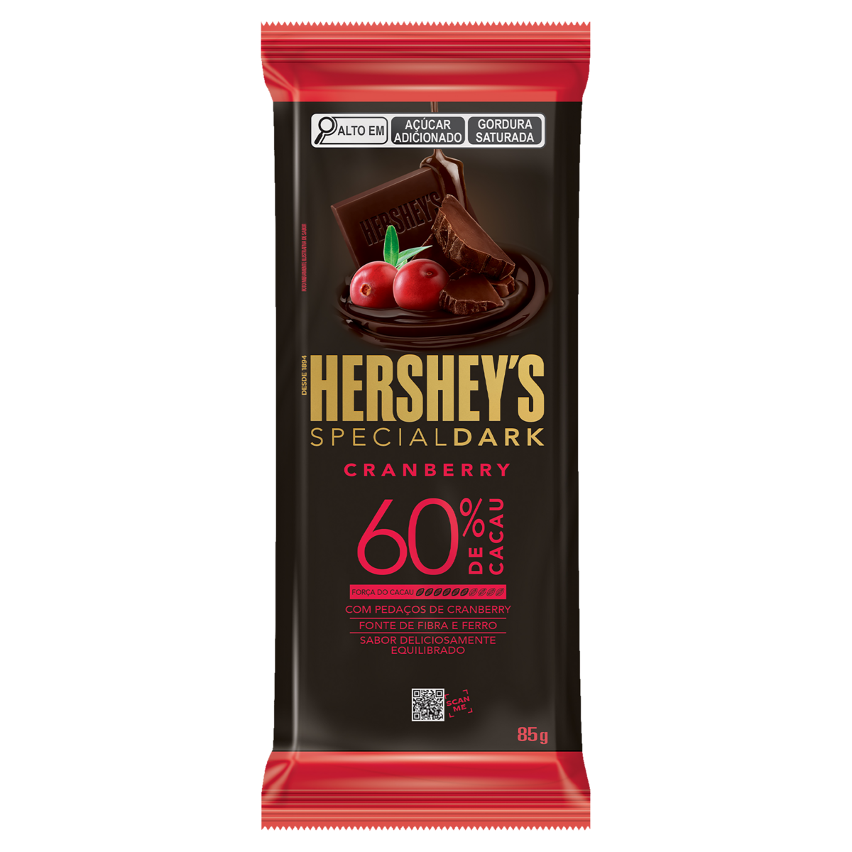 Chocolate Special Dark Cranberry 60% Hersheys - 85g
