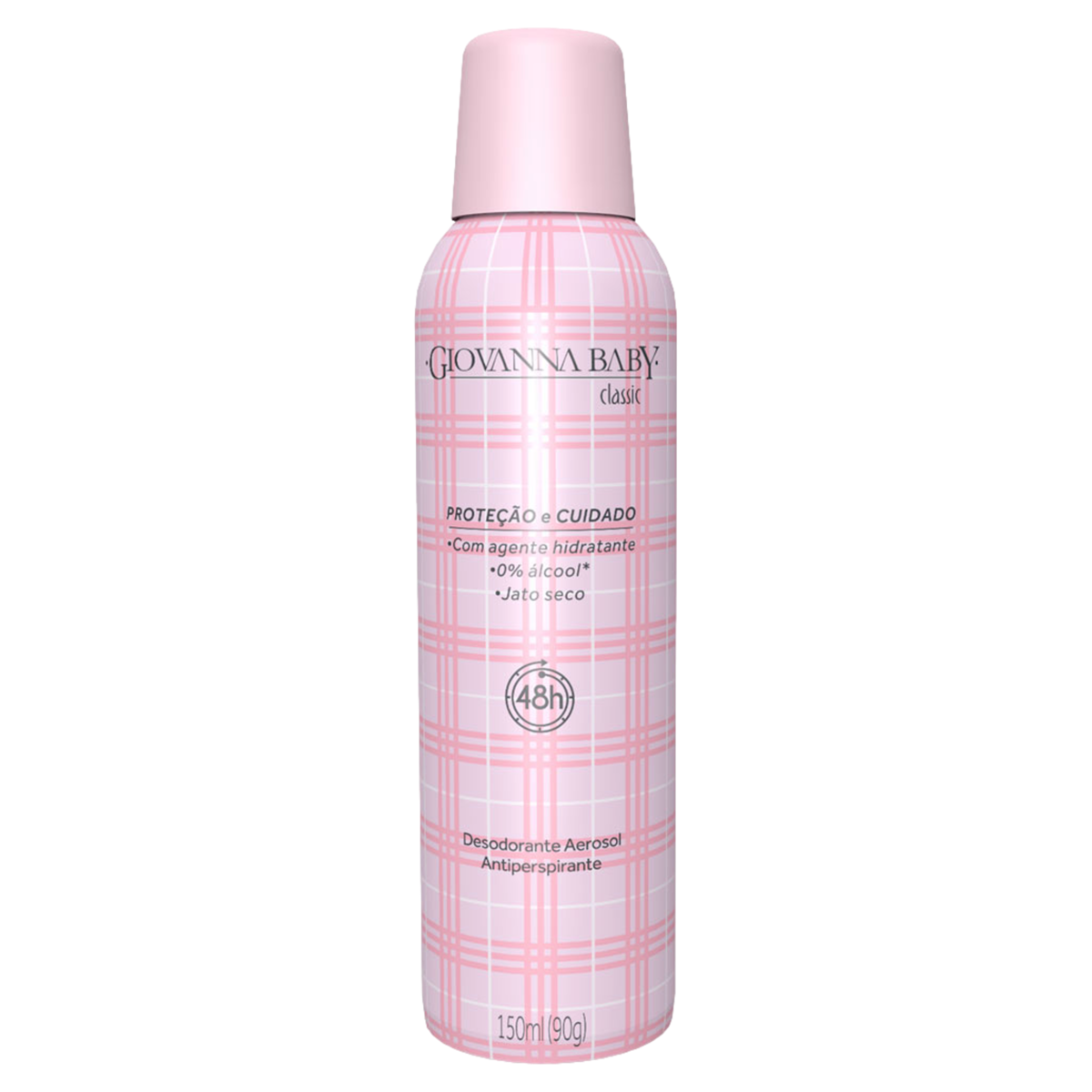 Desodorante Jato Seco Antiperspirante Classic Giovanna Baby 150ml Spray