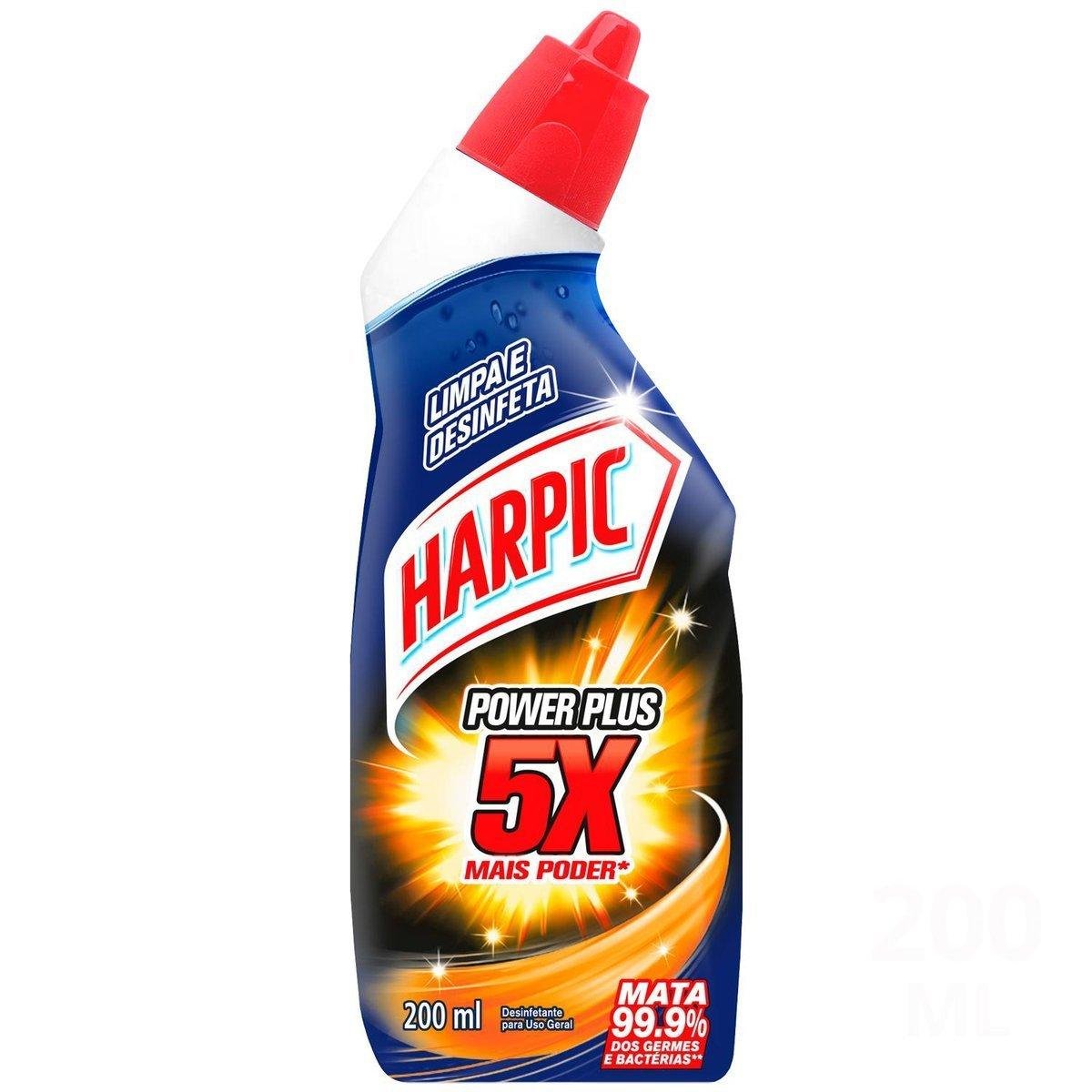 Desinfetante Uso Geral Harpic Power Plus Squeeze 200ml