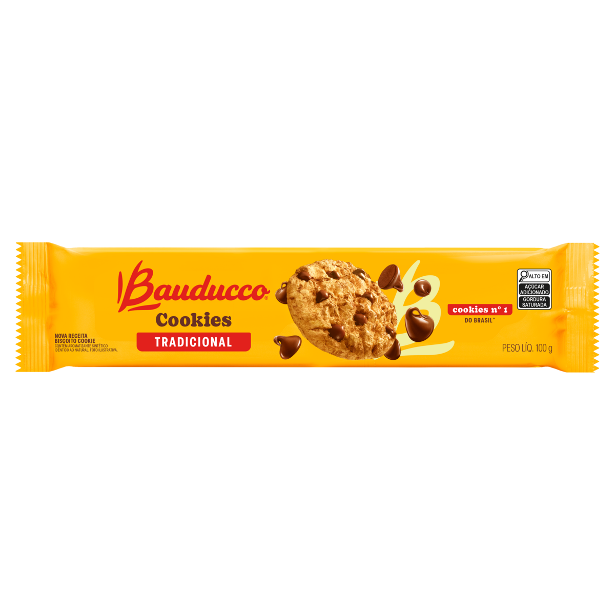 Biscoito Cookie Original Bauducco Pacote 100g