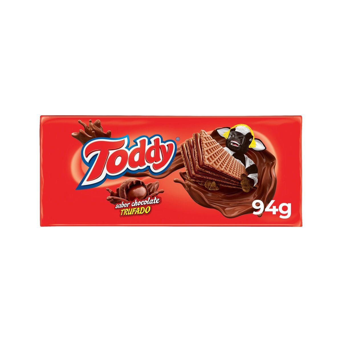 Biscoito Wafer TODDY Sabor Chocolate Trufado 94g