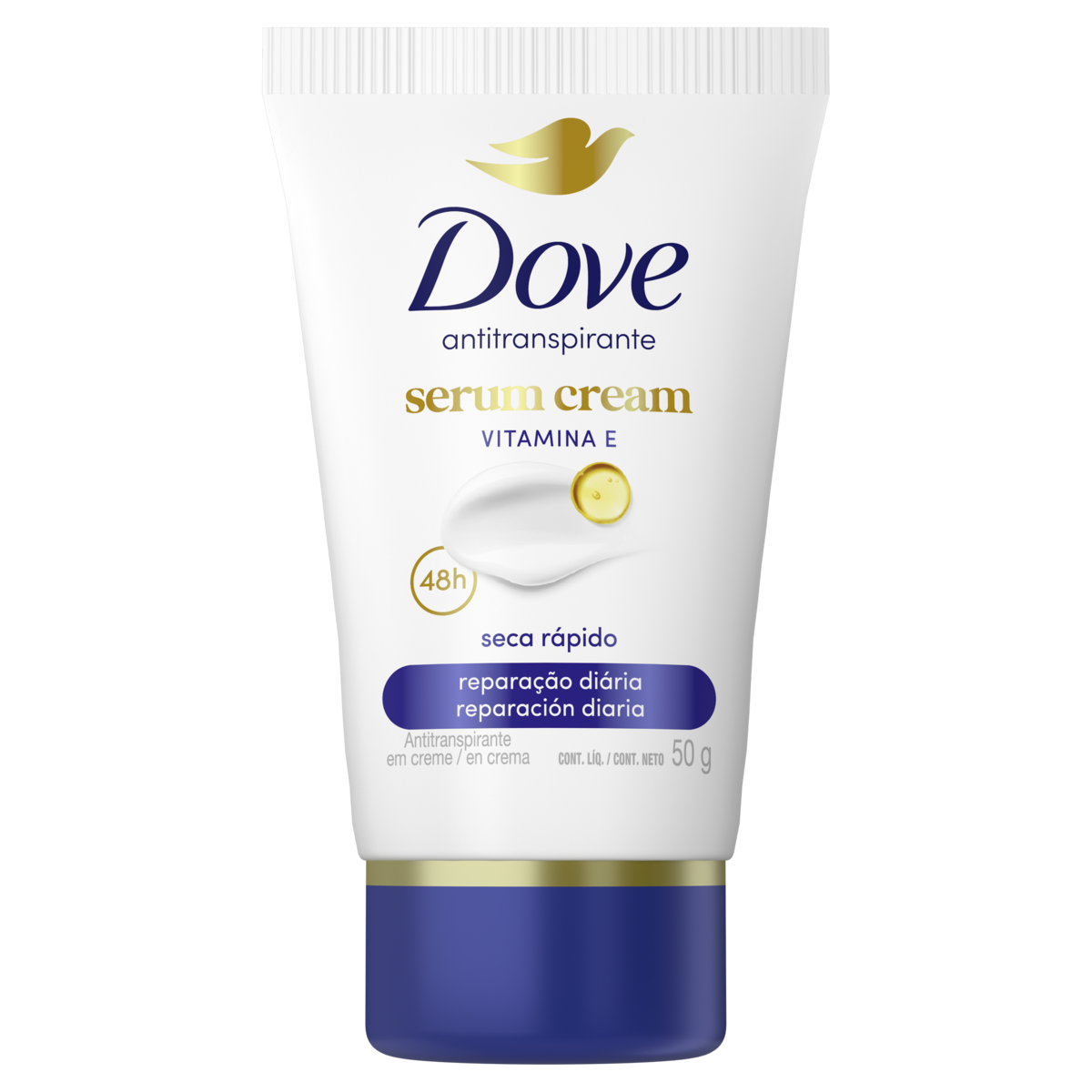 Antitranspirante Creme Sérum Reparação Diária Dove 50g