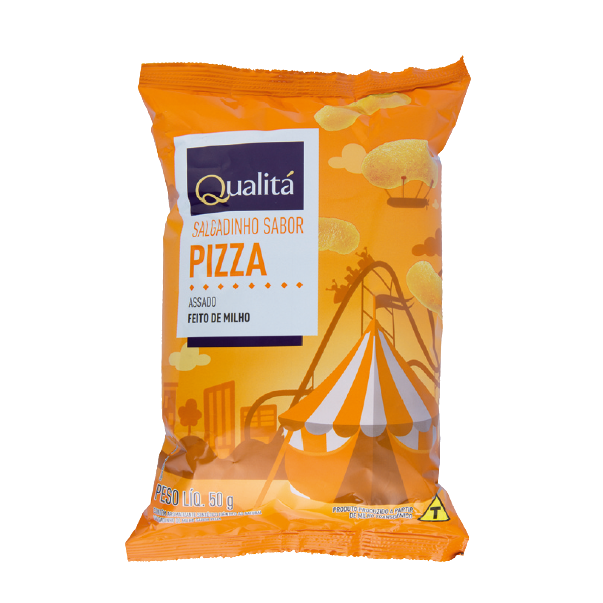 Salgadinho de Milho Sabor Pizza Lua QUALITÁ 50g