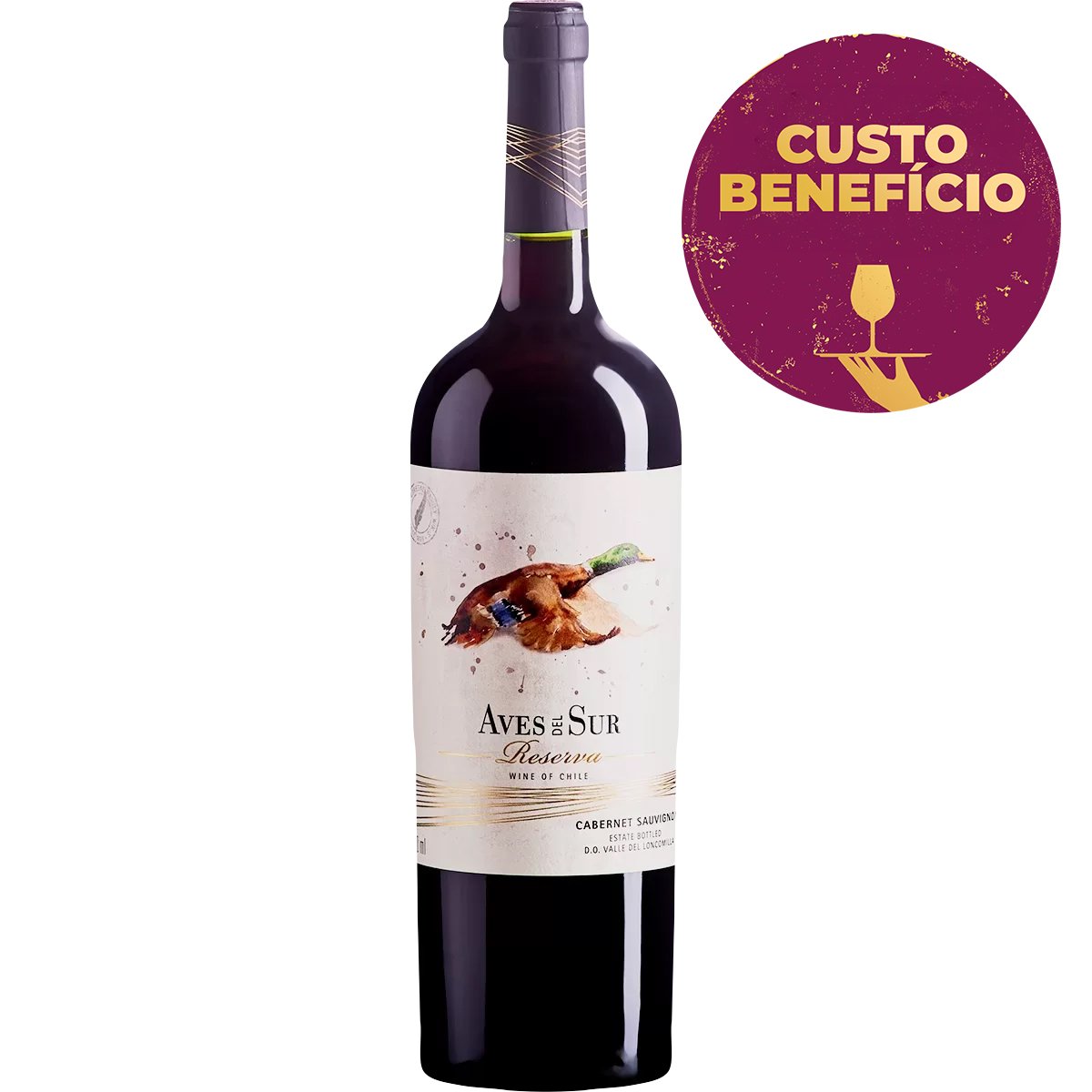 Vinho Tinto Chileno Aves Del Sur Reserva Cabernet Sauvignon 750ml