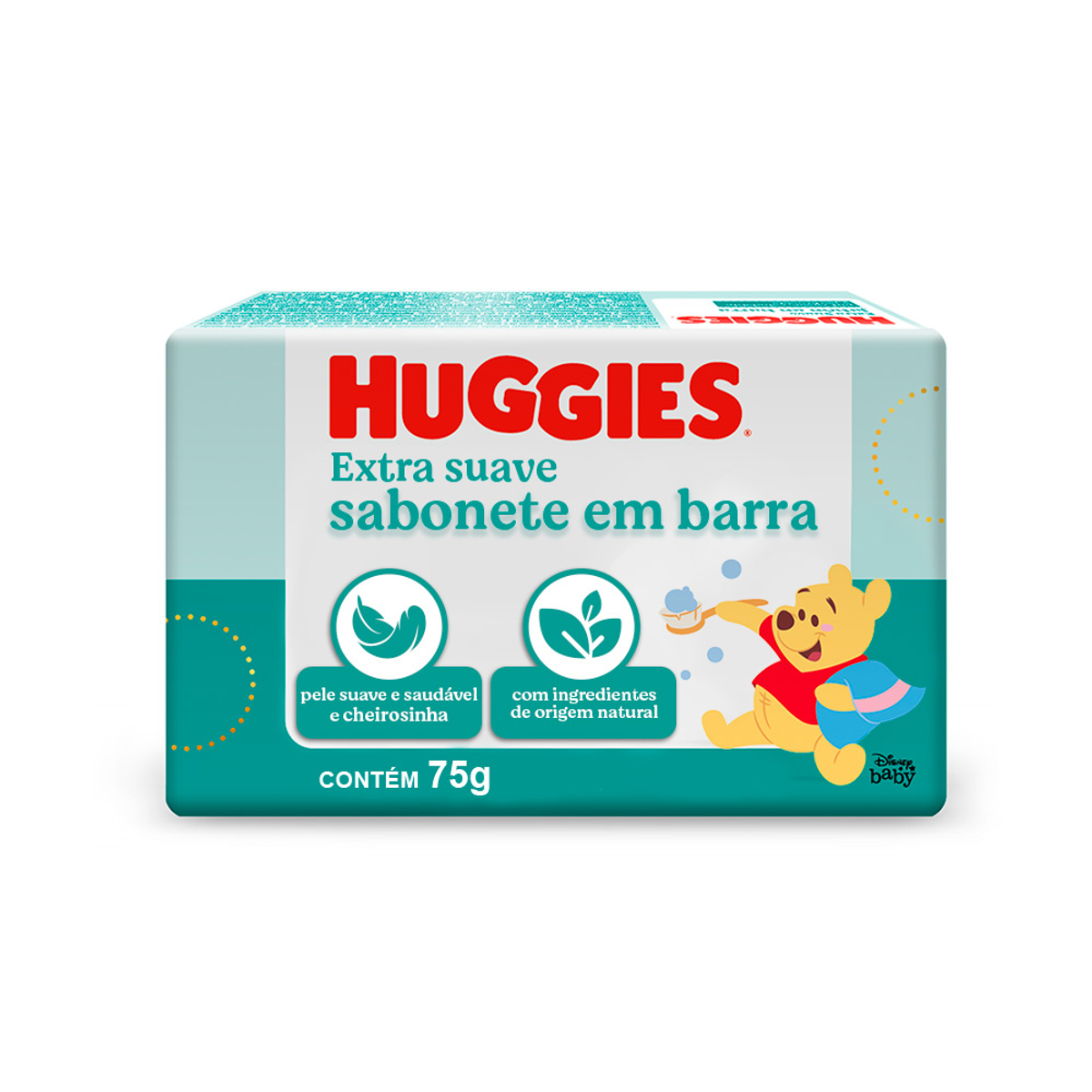 Sabonete Barra Extra Suave Disney Baby Huggies Caixa 75g