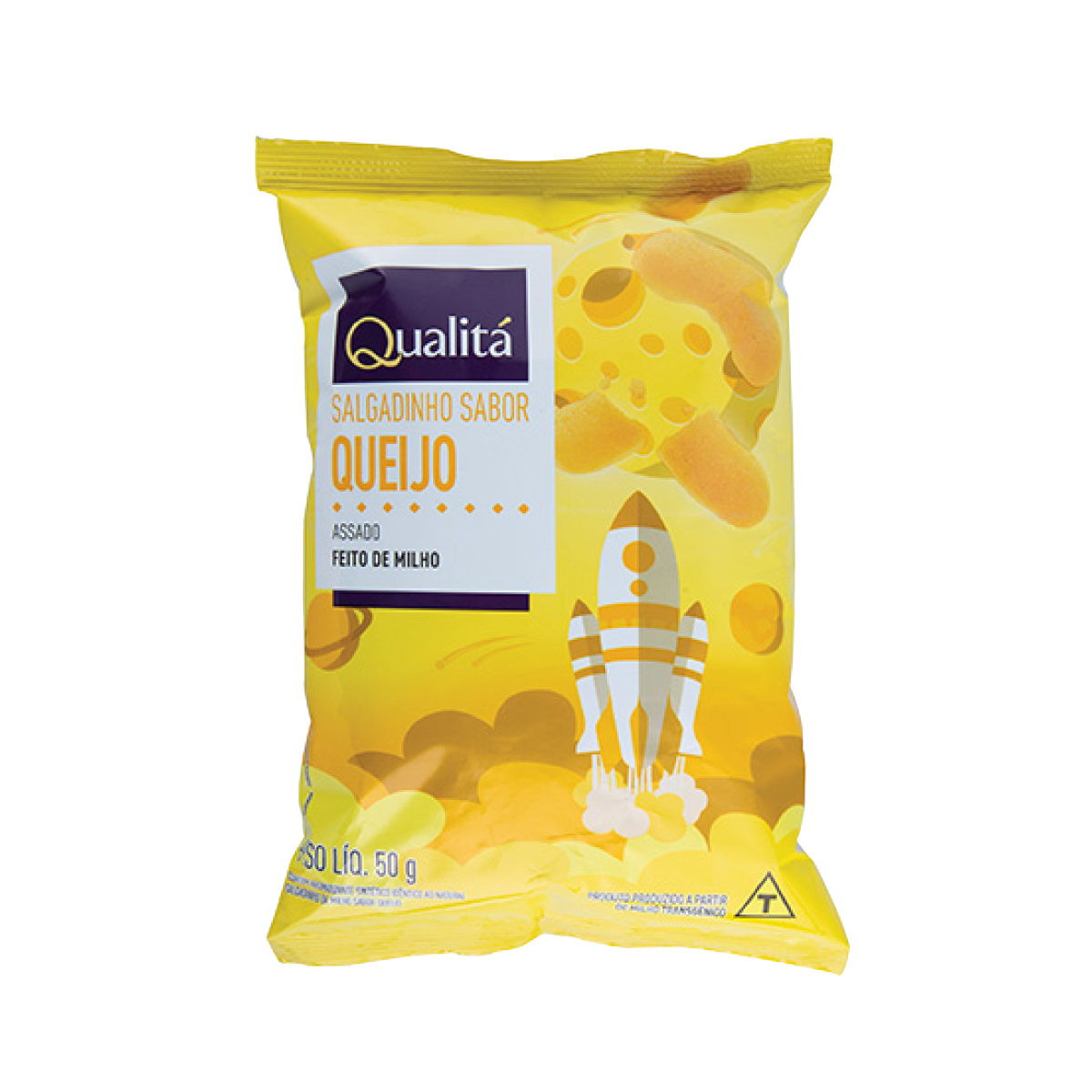 Salgadinho de Milho Sabor Queijo Lua QUALITÁ 50g