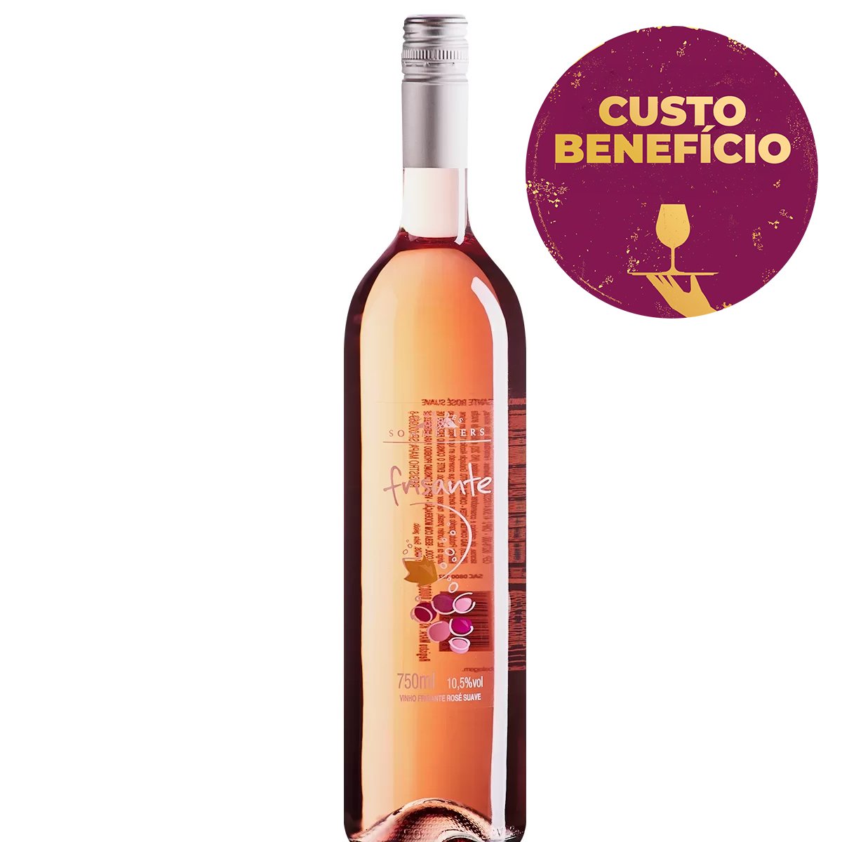 Vinho Rose Chileno Clube Des Sommeliers Frisante 750ml