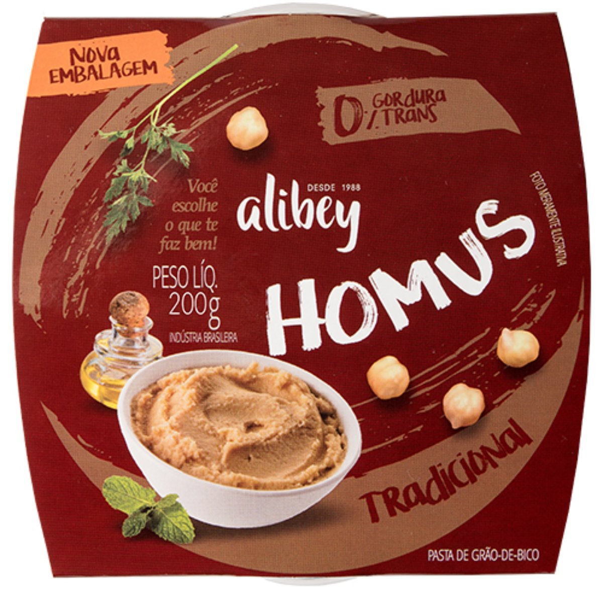 Homus Tradicional Alibey Pote 200g