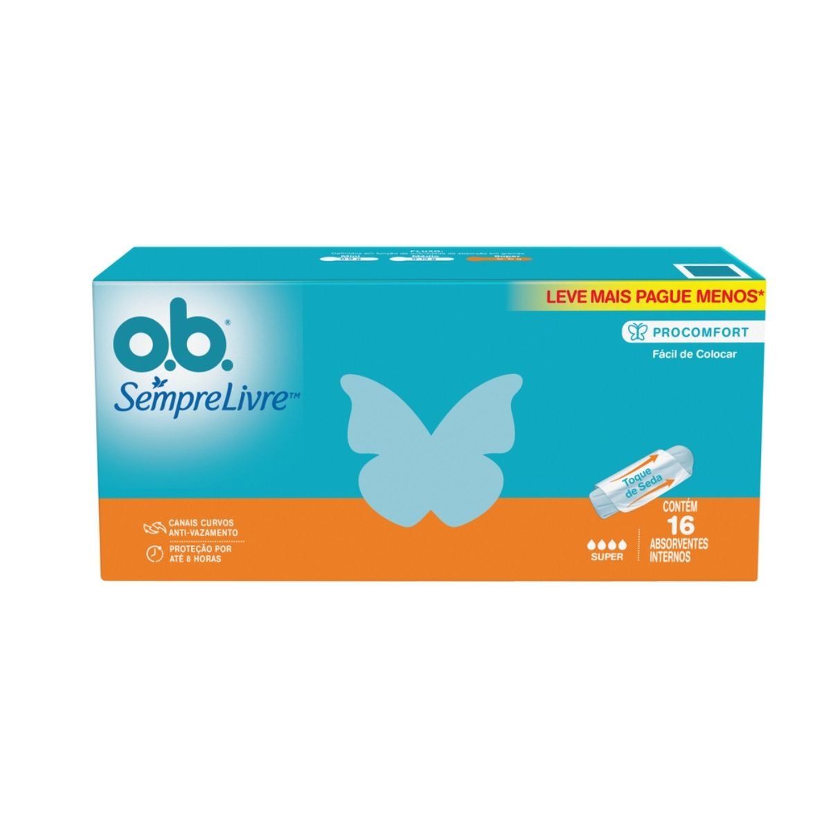 Absorvente Interno OB Pro Comfort Super Caixa Com 16 Unidades
