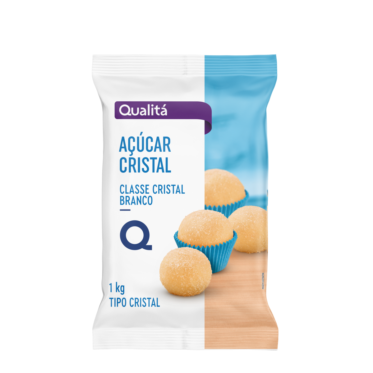 Açúcar Cristal QUALITÁ Pacote 1kg