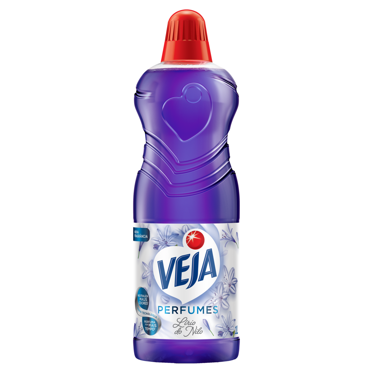 Limpador Perfumado Lírio do Nilo Veja Perfumes Frasco 1l