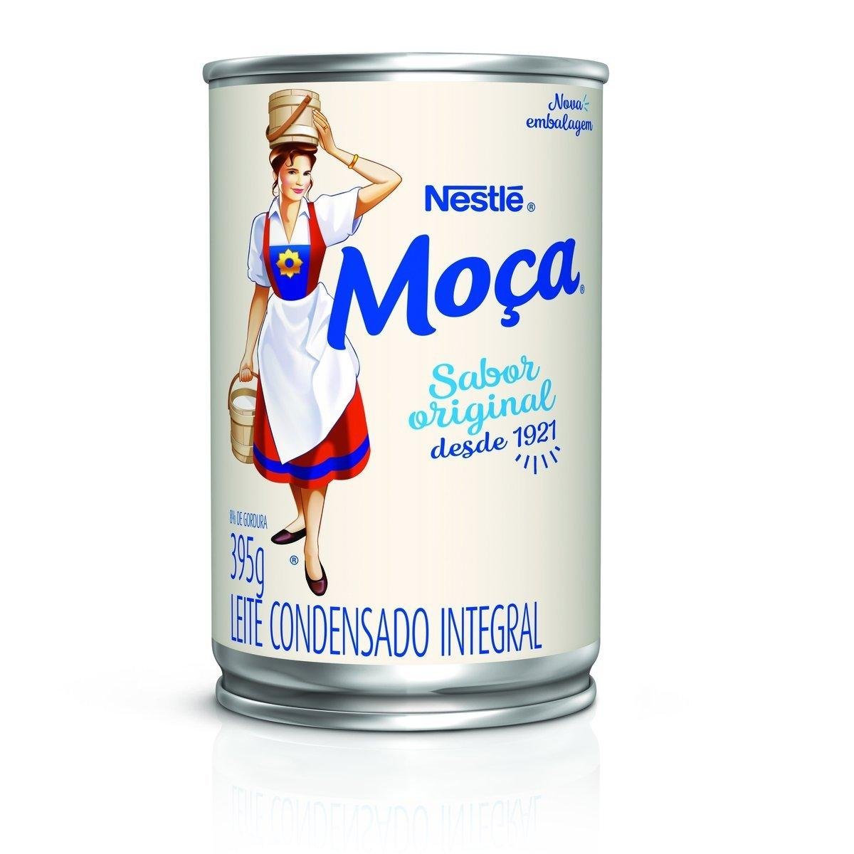 Leite Condensado Integral Moça Lata 395g