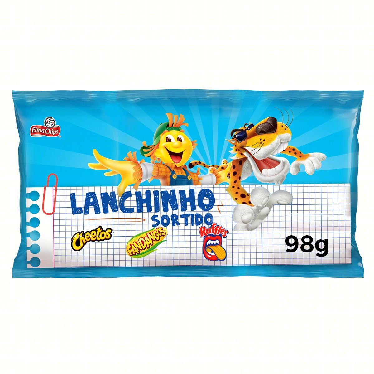 Kit Salgadinho Elma Chips Lanchinho Sortido 98G 5 Unidades