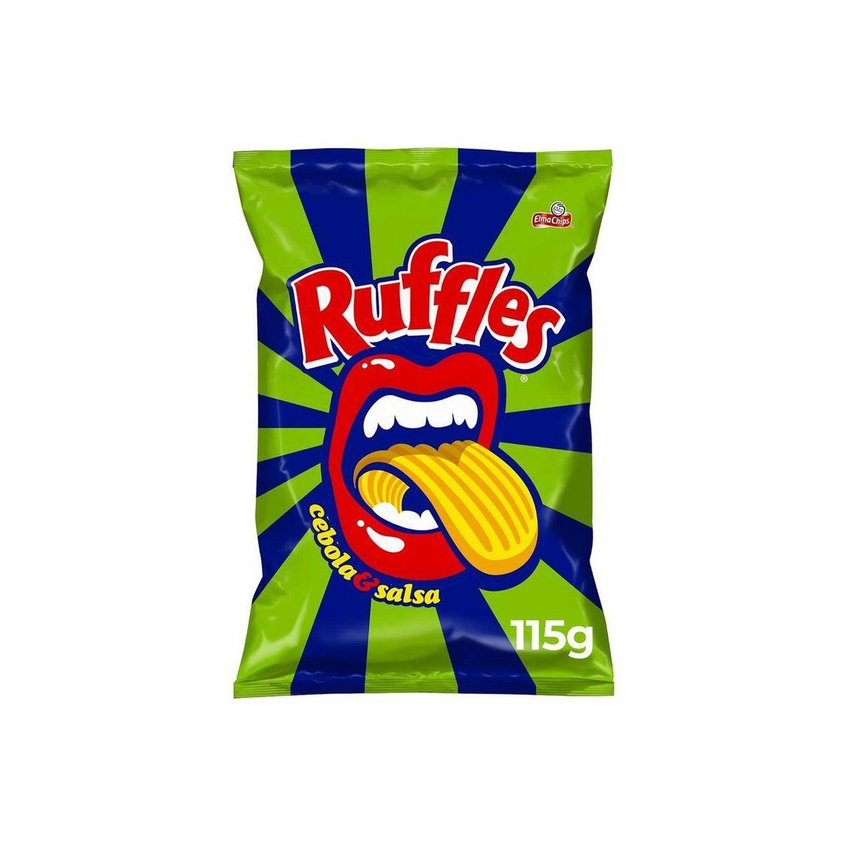 Batata Frita Ondulada Cebola e Salsa Elma Chips Ruffles Pacote 115g