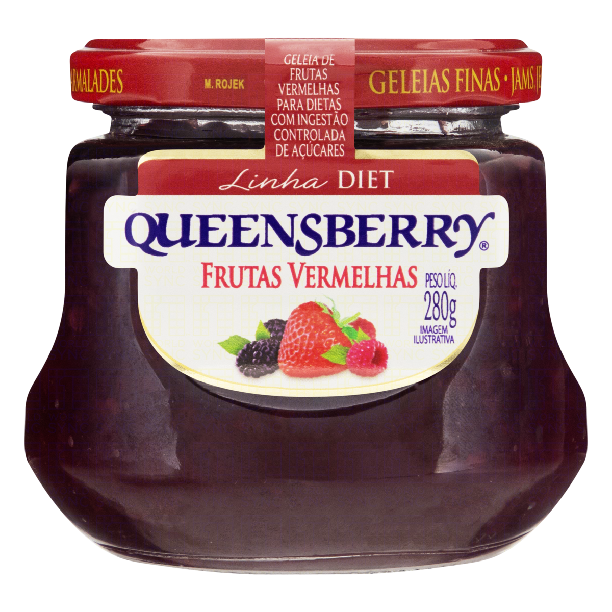 Geleia Frutas Vermelhas Diet Queensberry Vidro 280g