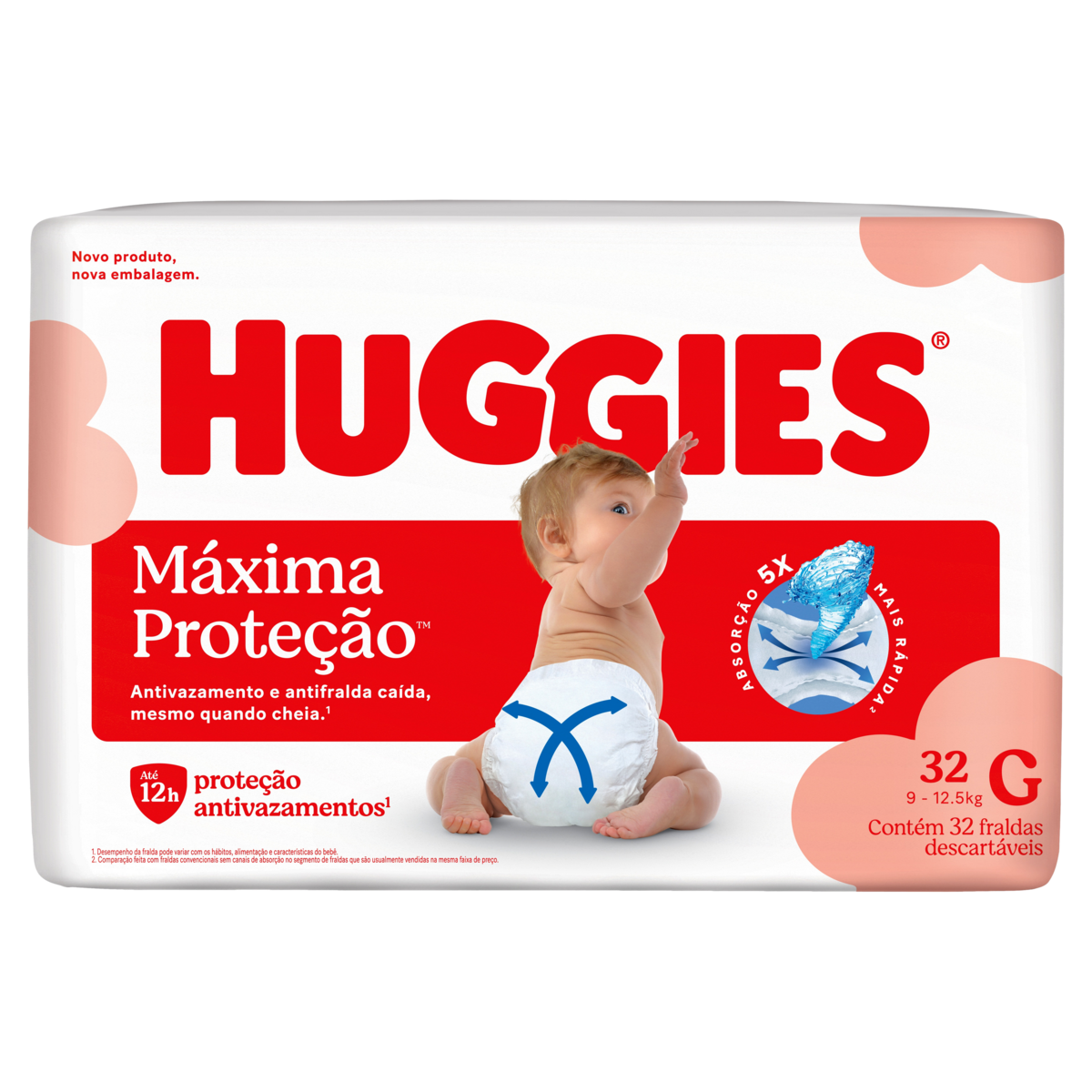 Fralda Huggies Supreme Care G - 32 Fraldas