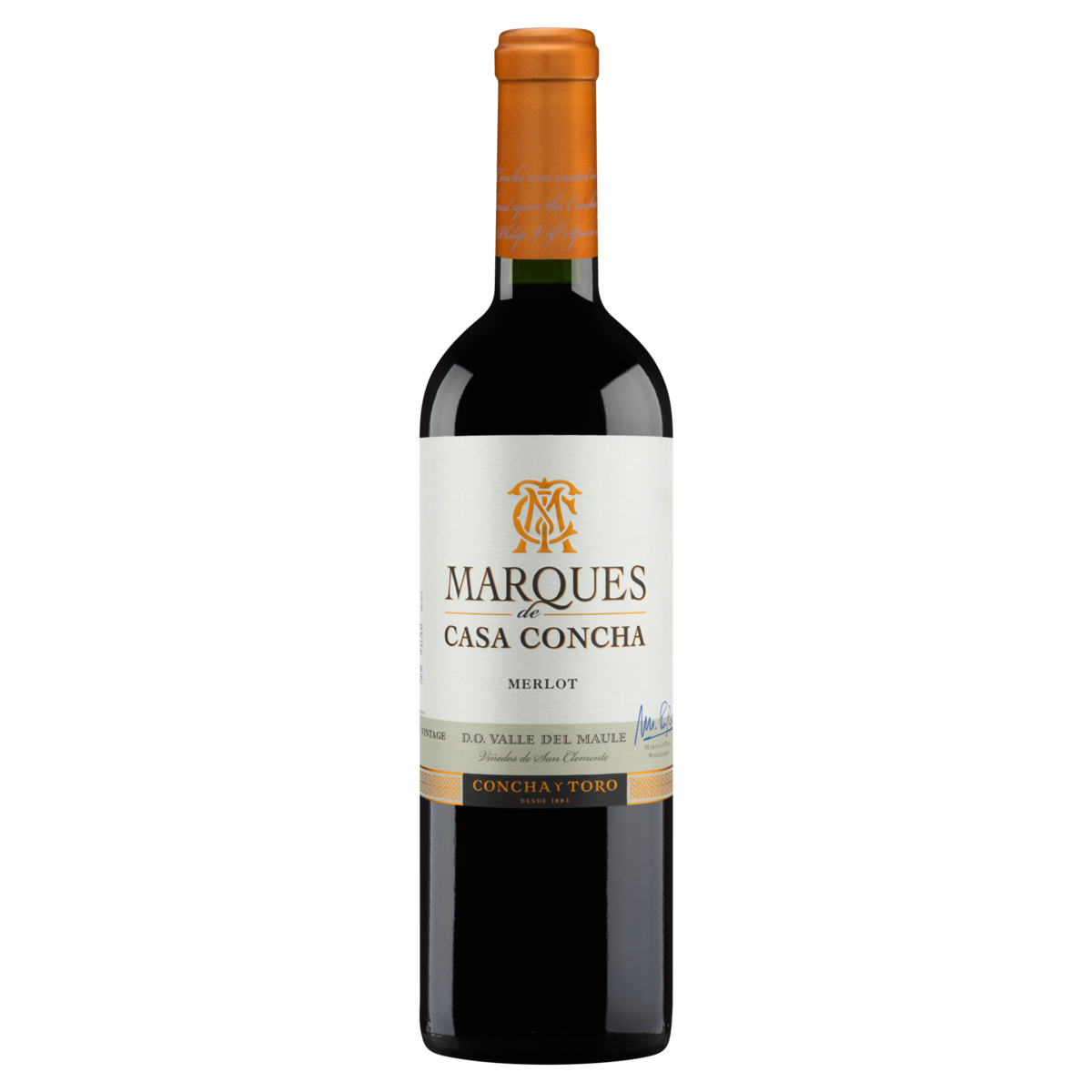 Vinho Tinto Chileno Marques De Casa Concha Merlot 750ml