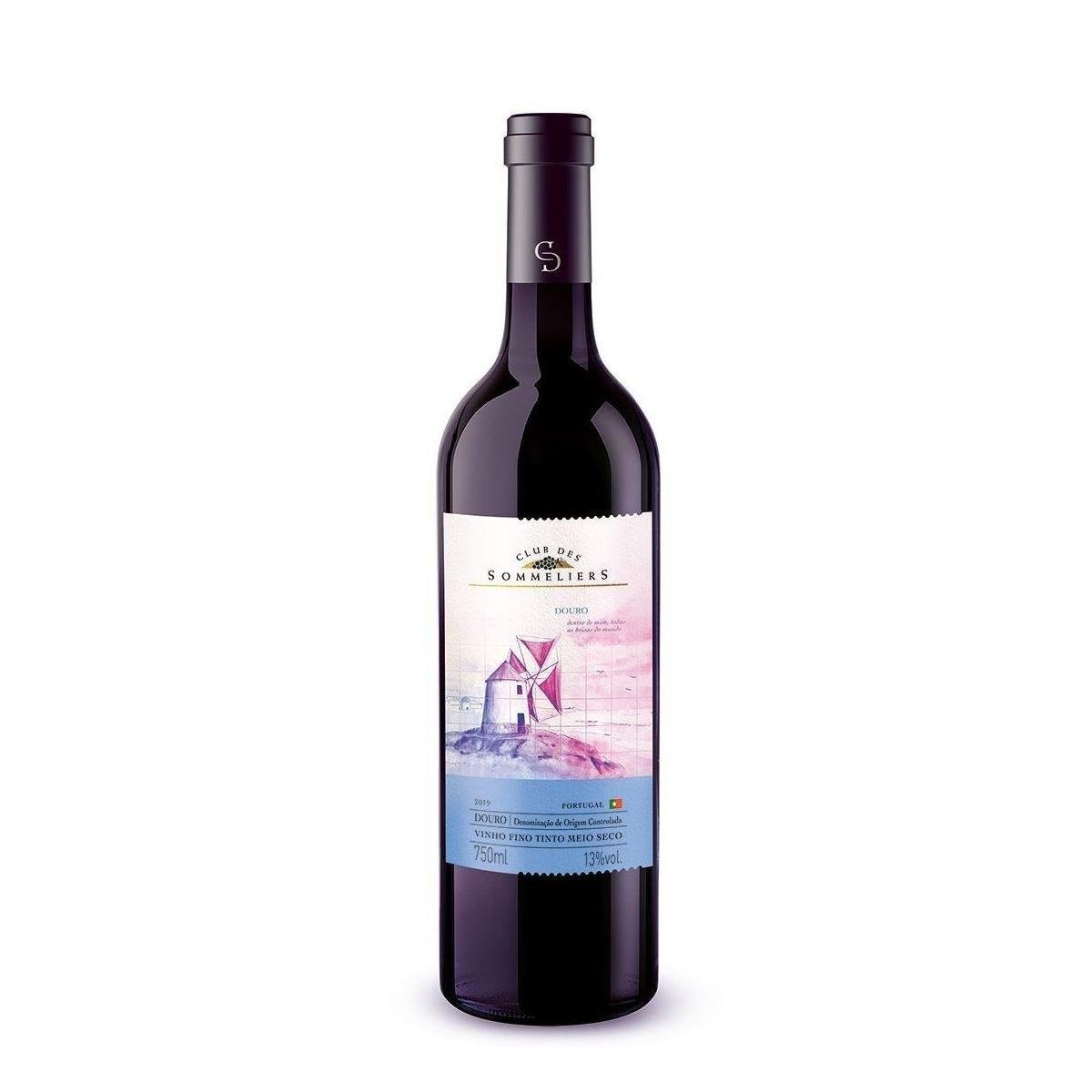 Vinho Tinto Portugues Clube Des Sommeliers Douro 750ml
