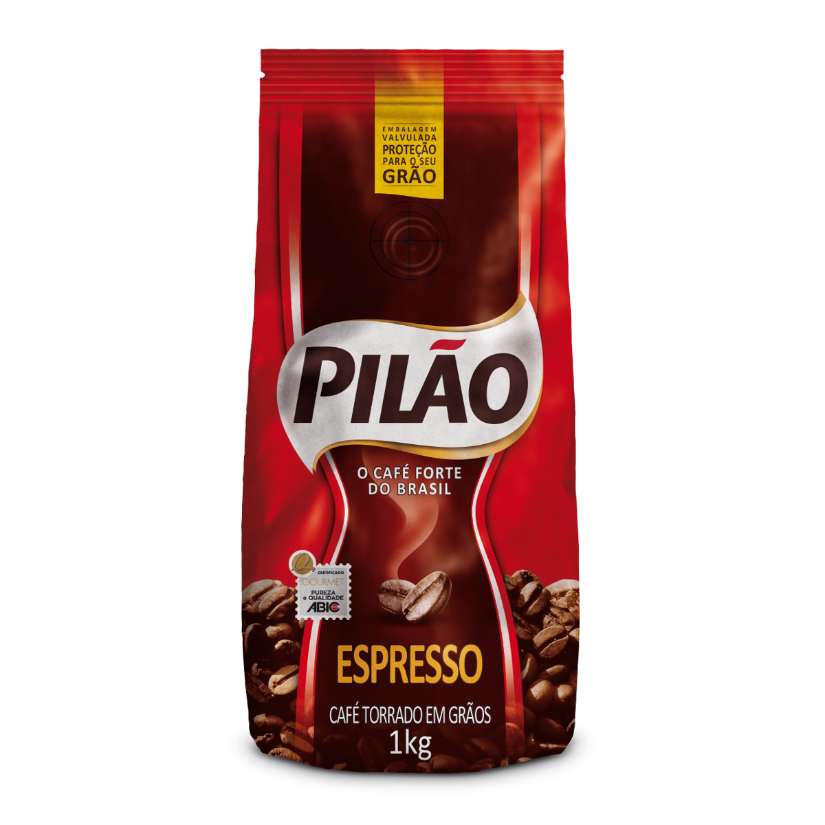 Café Torrado em Grãos Espresso Pilão Pouch 1kg