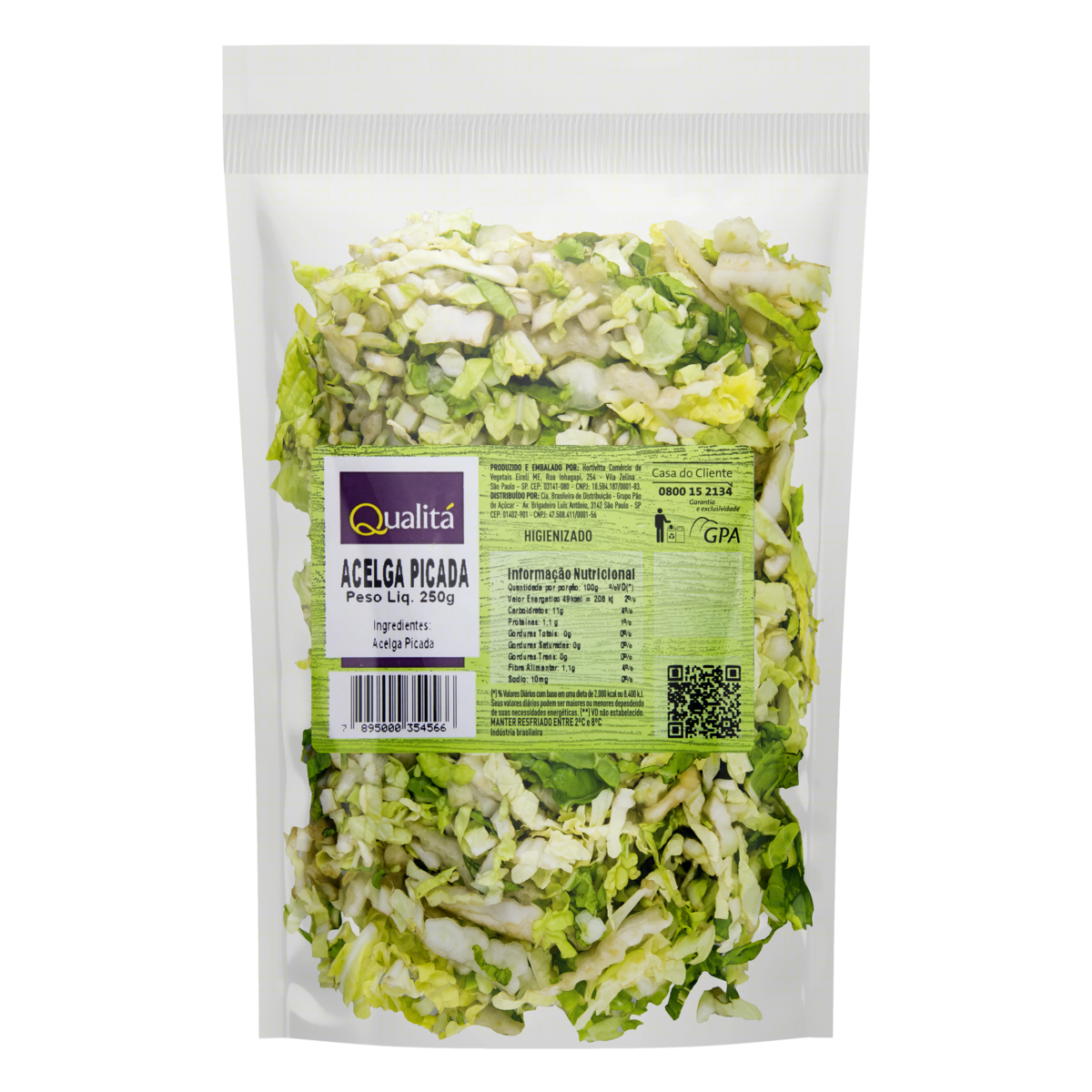 Acelga Picada Qualitá 250g