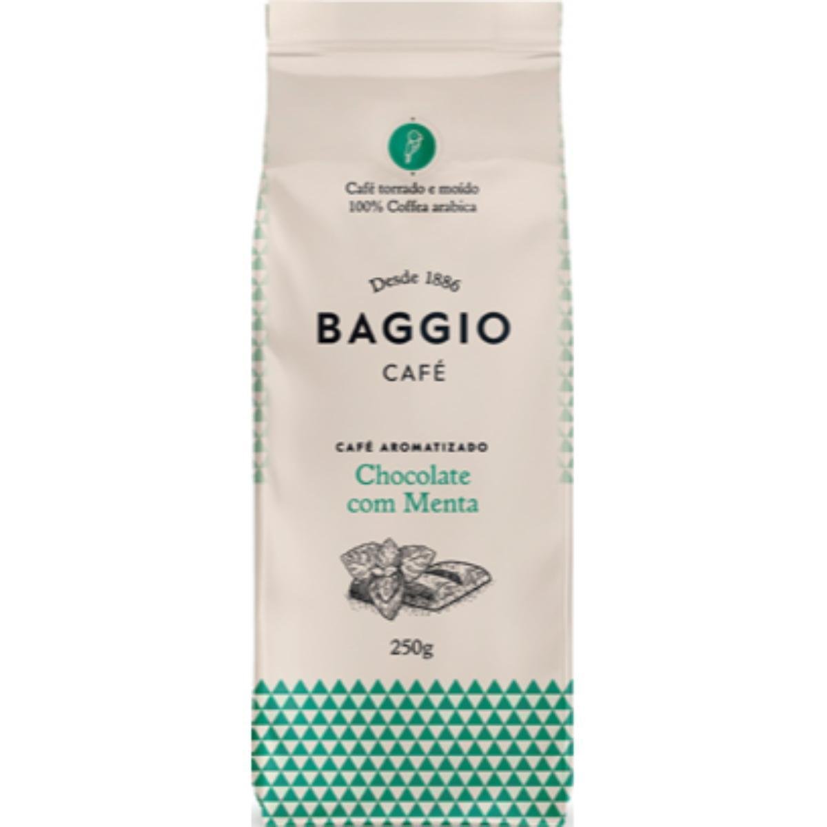 Café Torrado e Moído Chocolate com Menta Baggio Pacote 250g