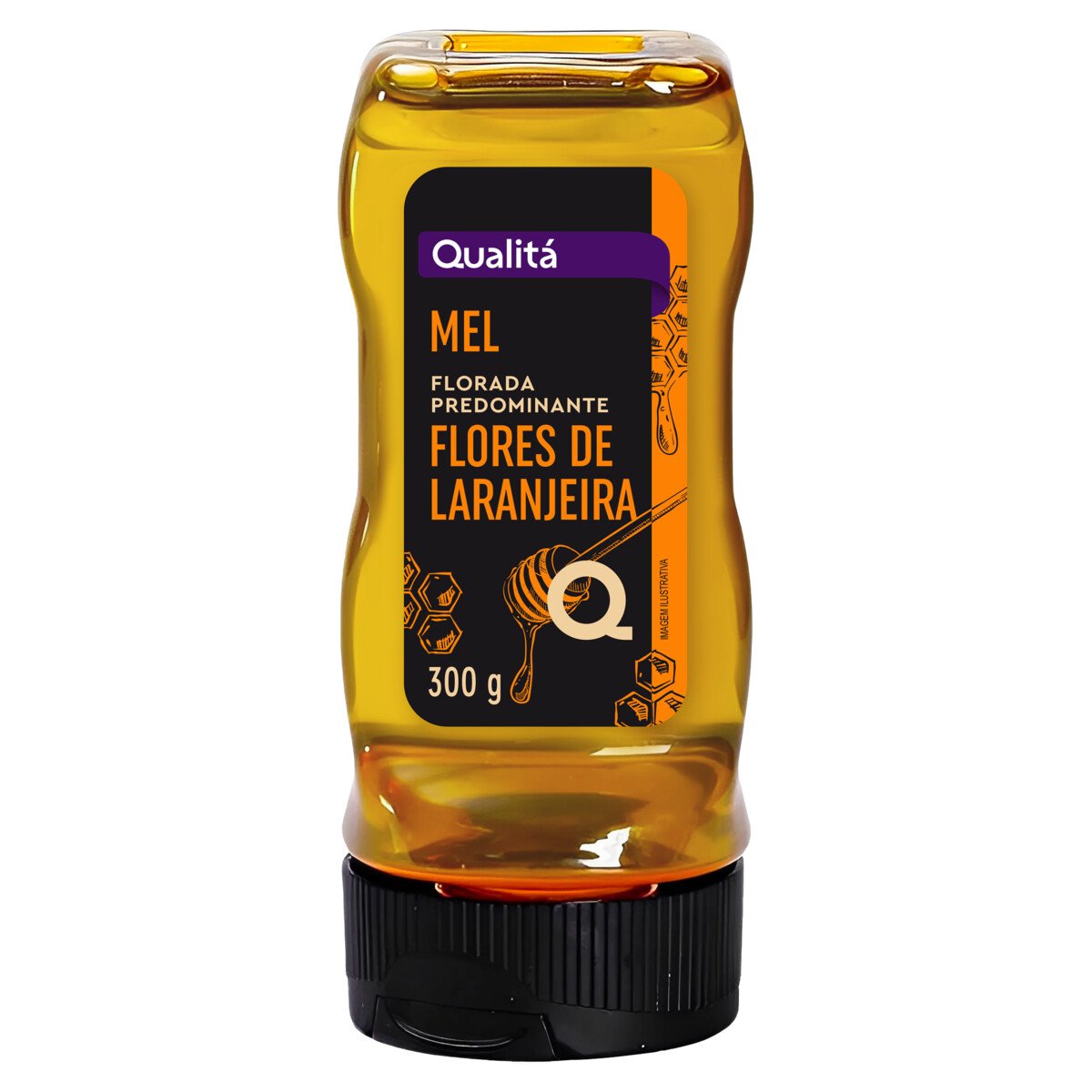 Mel Florada de Laranjeira Qualitá Squeeze 300g