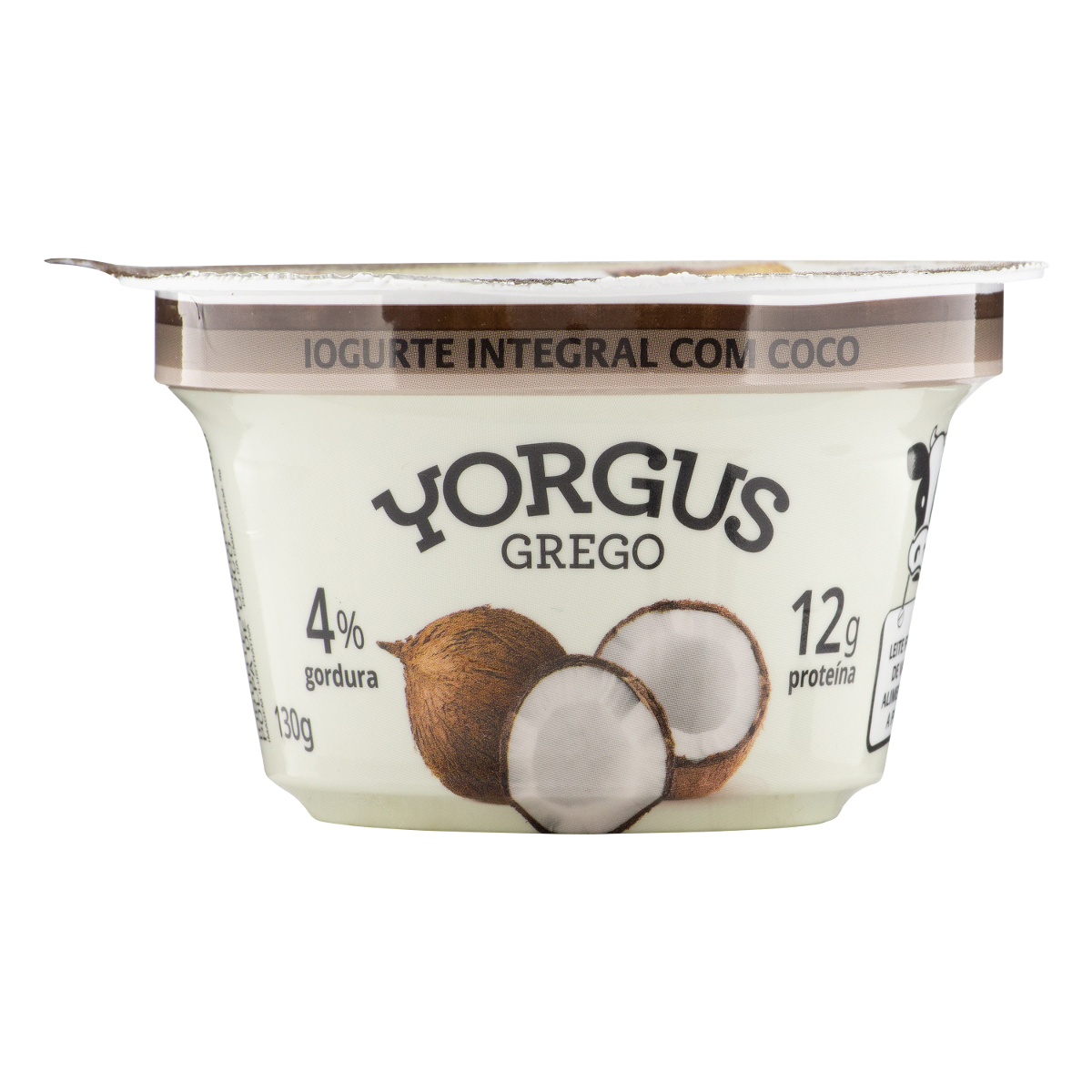 Iogurte Integral Grego Coco Yorgus Pote 130g