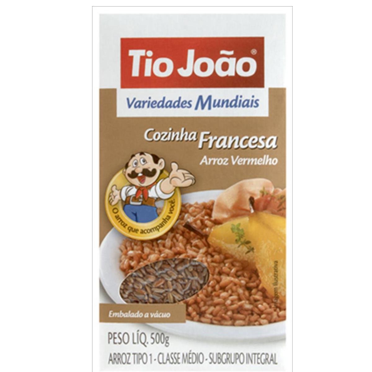 Arroz Vermelho Tipo 1 TIO JOÃO Caixa 500g