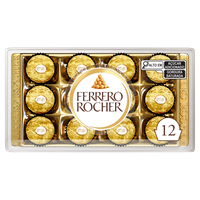 Bombom Ferrero Rocher Bandeja 150g 12 Unidades
