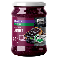 Geleia Orgânica Amora Qualitá Vidro 210g