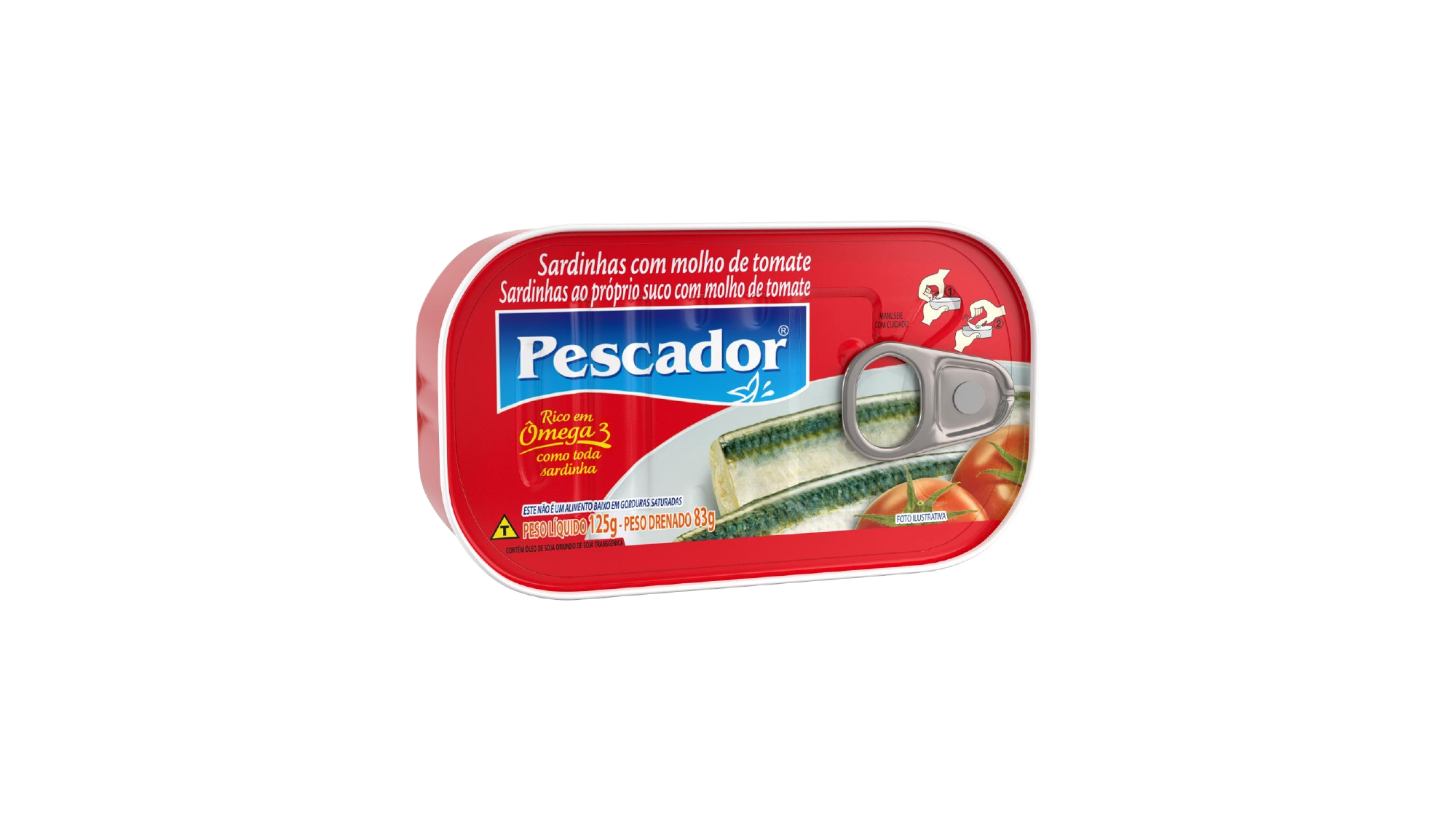 Sardinha Pescador Molho Tomate Lata 125g