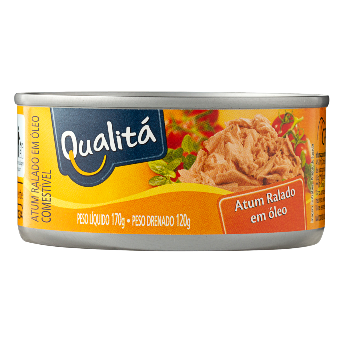 Atum Ralado em Óleo Qualitá Lata 120g