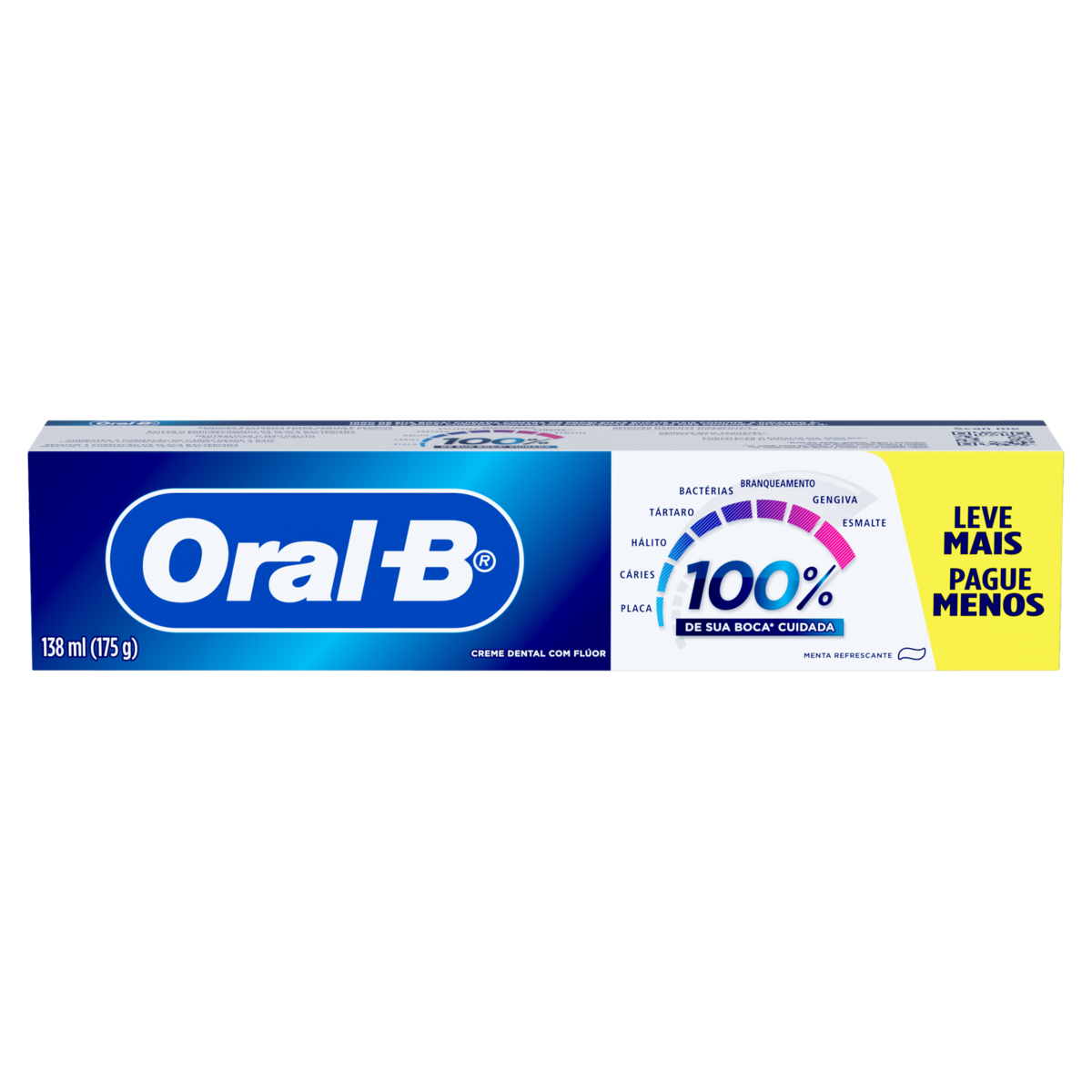 Creme Dental Menta Refrescante Oral-B Caixa 175g Leve Mais Pague Menos