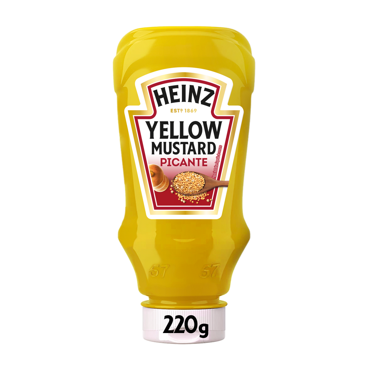 Mostarda Amarela Picante Heinz Squeeze 220g