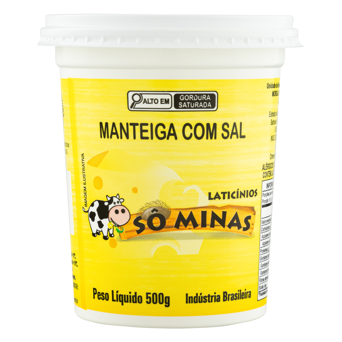 Manteiga com Sal Sô Minas 500g