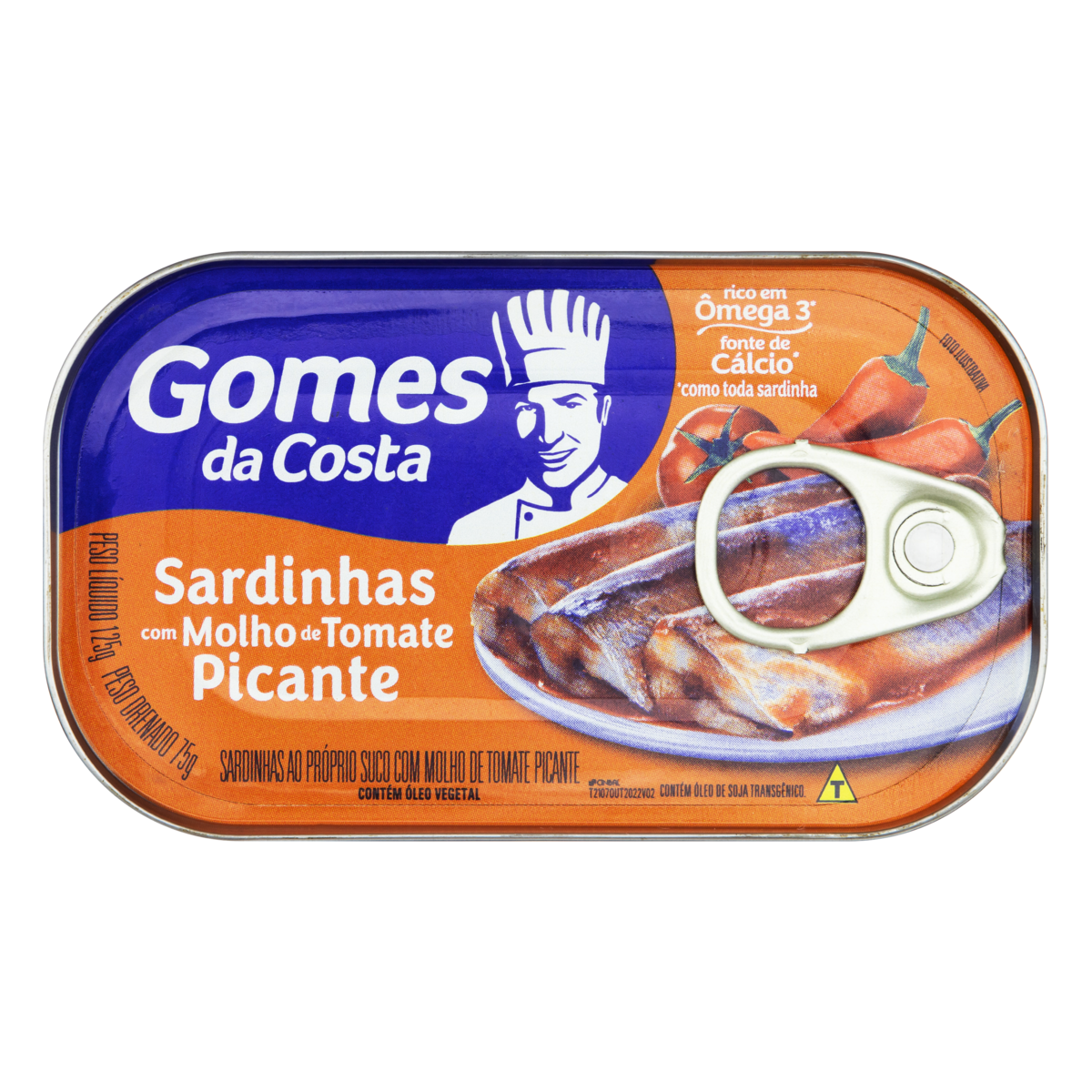 Sardinha ao Molho de Tomate Picante Gomes da Costa Lata 84g