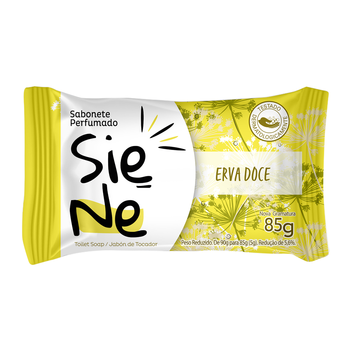 Sabonete Barra Erva-Doce Siene Flow Pack 85g