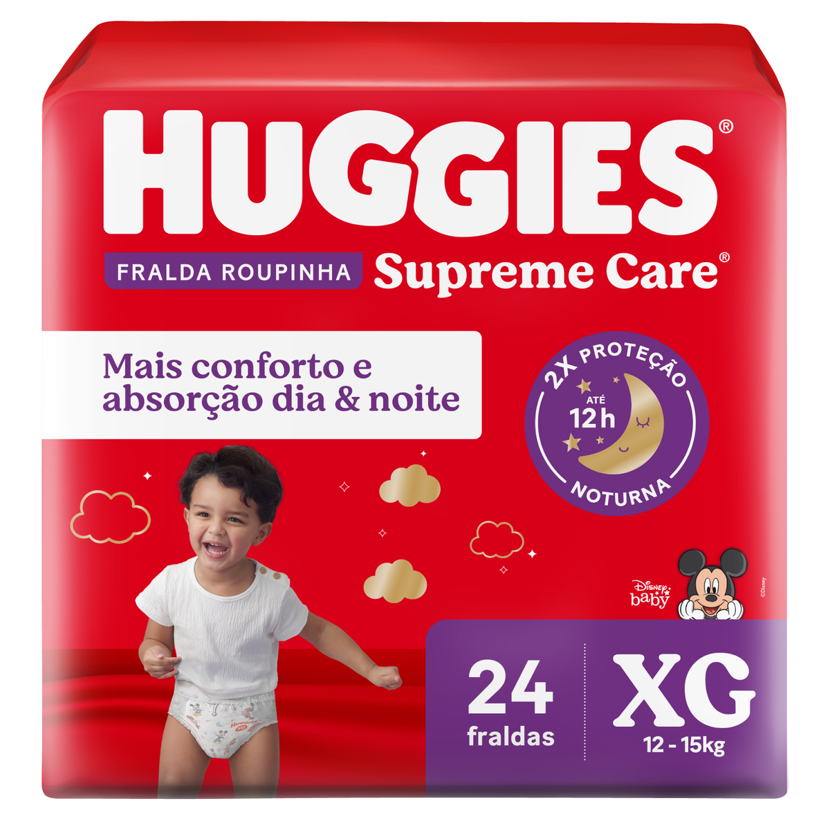 Fralda Huggies Roupinha Supreme Care XG - 24 fraldas