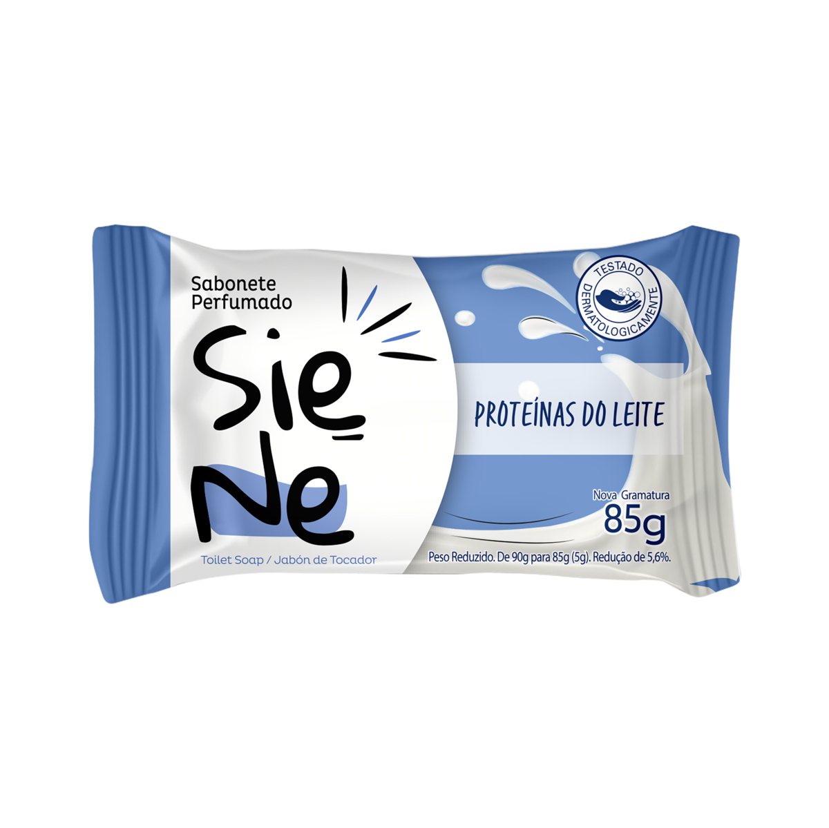 Sabonete Barra Proteínas do Leite Siene Flow Pack 85g