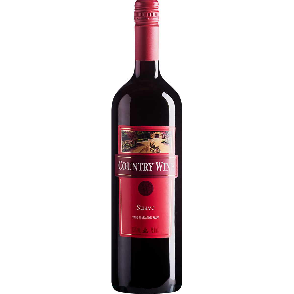 Vinho Tinto Country Wine Suave 750ml