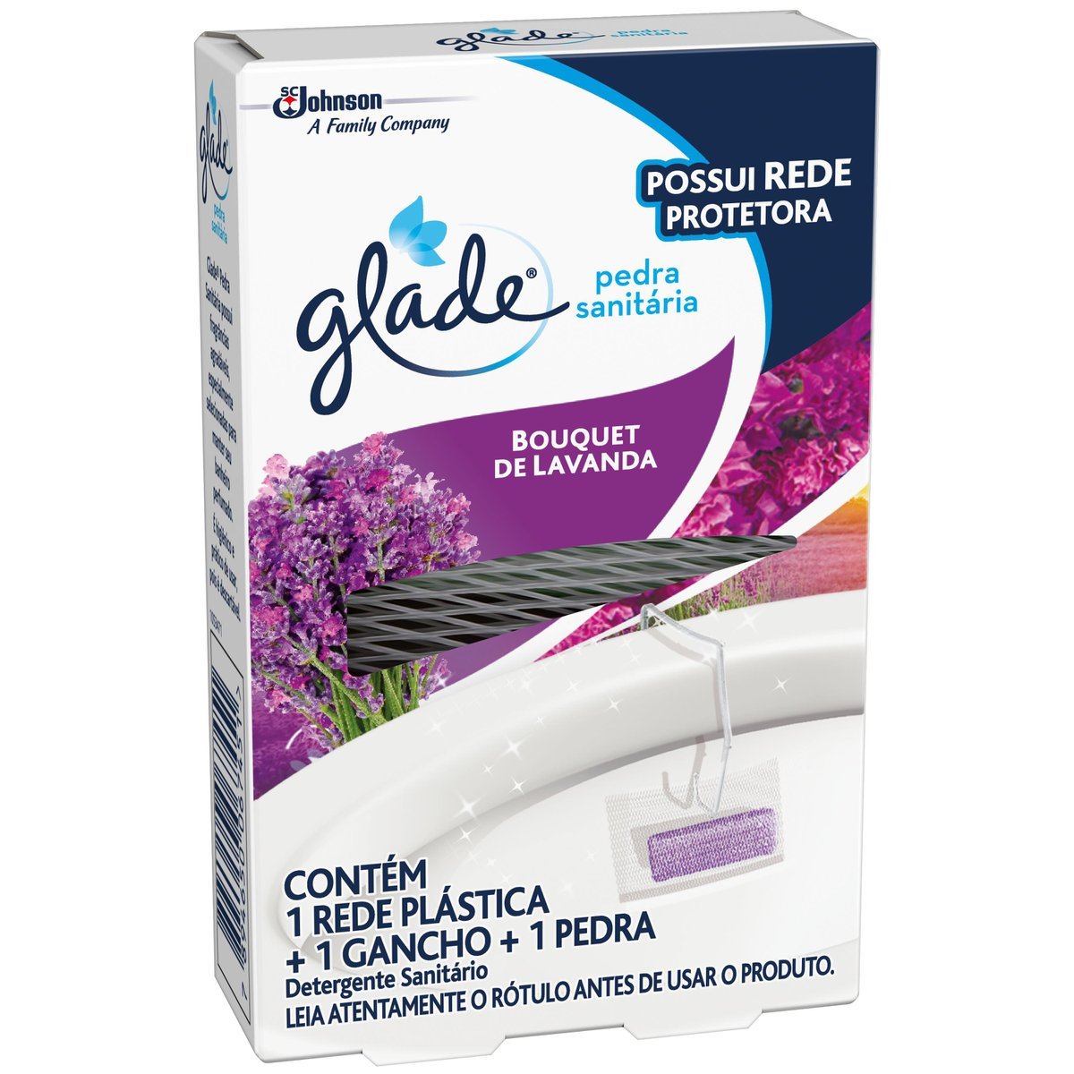 Detergente Sanitário Pedra Bouquet de Lavanda Glade